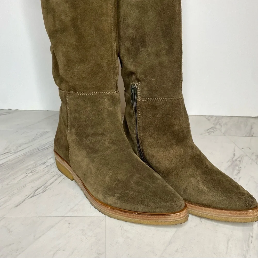 Free People Banks Slouch Suede Over the Knee Boot 6 1/2